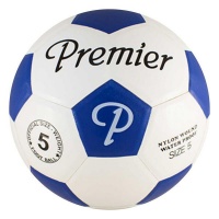 Premier Classic Moulded Soccer Ball Size 5 Blue/White Photo