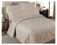 Bedding Set: Tiffany Mocca with Light Beige Photo