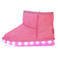 Kids LED Boots - Pink Photo