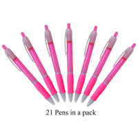 21 Neo Pens in a Pack. with Black German Ink - Pink Photo