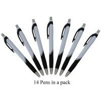14 Ridge Pens in a Pack. with Black German Ink - White Photo