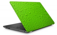 Laptop Skin Green Drops Photo