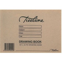 Treeline A4 Drawing Books Landscape 24 pg Soft Cover Photo