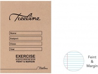 Treeline A5 Exercise Books 80 pg Feint & Margin Photo