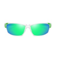 Dubery High Quality Men's Polarized Sunglasses - Green & Green Photo
