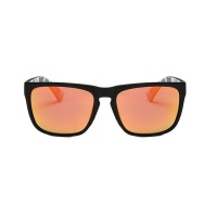 Dubery High Quality Sport Polarized Mirror Sunglasses - BlackFlower & Red Photo