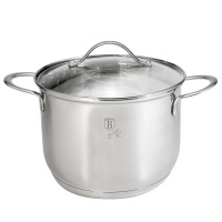 Berlinger Haus 22cm Stainless Steel Stock Pot with Lid - Silver Jewellery Photo