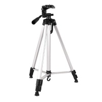 Portable Aluminum Photography Tripod With Carrying Bag - Silver Photo