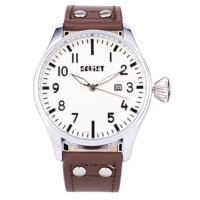 Gents Soviet Brown Leather Cream Dial Watch - SSH003 - 02 Photo