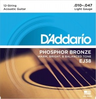 D'Addario EJ38 Phosphor Bronze 12-String Acoustic Guitar Strings 10-47 D'Addario EJ38 Phosphor Bronze 12-String Acoustic Guitar Strings 10-47 Photo