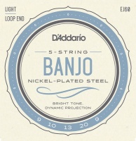 DAddario D'Addario EJ60 5-String Nickel Banjo Strings 9-20 Gauge Photo
