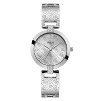Guess G Luxe Ladies Dress Silver Analog Watch - W1228L1 Photo