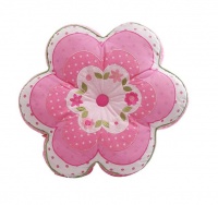 Linen Boutique - Kids Pillow - Pink Flower Photo