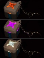 JINX Overwatch Light Up Loot Box Keychain Photo