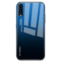 Gradient Phone Case With Tempered Glass Back For Huawei P20 Lite Photo