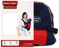 Mothers Choice 3-Way Premium Carrier Navy Red Photo