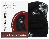 Mothers Choice 3" 1 Carrier Black Print Photo