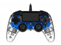 Bigben PS4 Nacon Wired Controller Clear Blue Photo