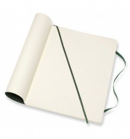 Moleskine Notebook Extra Large Plain Myrtle Green Soft Cover Photo