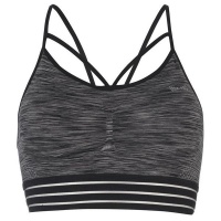 USA Pro Ladies Padded Seamless Crop Top - Charcoal [Parallel Import] Photo