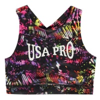 USA Pro Junior Girls Long Crop Top - Butterfly [Parallel Import] Photo