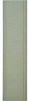 Carpet City Runner light grey personalized with grey flower patterns Photo