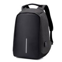 Anti-theft Laptop Backpack External USB Charging Port – Black Photo