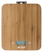 Casa Electronic Bamboo Kitchen Scale Photo