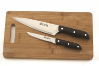 Casa Verona - 2 pieces Knife Set And Bamboo Cutting Board Photo