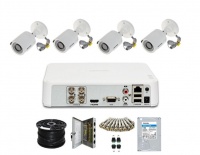 Hikvision 1080P 4CH DVR & 4 x Bullet Cameras & 1TB HDD CCTV Kit Photo