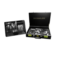 LM - 72 Pieces stainless steel Cutlery set in Briefcase Photo