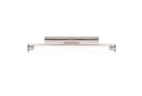 2 Foot Polished Chrome Fluorescent Fitting with Clear Glass Cover Photo