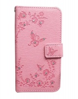 Samsung Bling Divine PU Leather Book Flip Cover Galaxy J2 Prime - Pink Photo