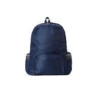 Fold-in-Bag Lightweight Travel Backpack Bag - Navy Blue Photo