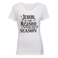 Jesus is the Reason for the Season - Christmas - Ladies - T-Shirt Photo