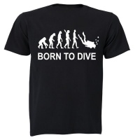 Born to Dive - Adults - T-Shirt Photo