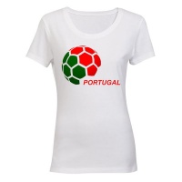 Portugal - Soccer Ball - Ladies - T-Shirt Photo