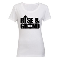 Rise & Grind - Ladies - T-Shirt Photo