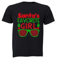 Santa's Favorite Girl - Christmas - Kids T-Shirt Photo