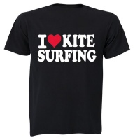 Love Kite Surfing - Adults - T-Shirt - Adults - T-Shirt Photo