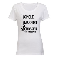 Crossfit - It's Complicated - Ladies - T-Shirt Photo