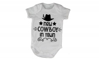 New Cowboy in Town - SS - Baby Grow Photo