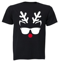 Cool Christmas Reindeer - Kids T-Shirt Photo