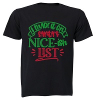 I Made it on the Nice-ish List - Christmas - Kids T-Shirt Photo