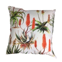 Aloes Cream Scatter Cushion Cover with Inner 60cm x 60cm Photo