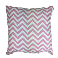 Pink Chevron Scatter Cushion Cover with Inner 60cm x 60cm Photo