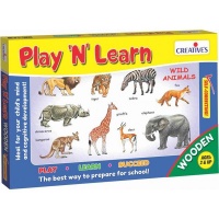 Creative Play And Learn Puzzles- Wild Animals Photo