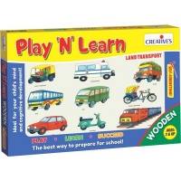 Creative Play And Learn Puzzles- Land Transport Photo
