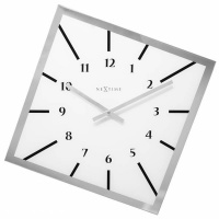 NeXtime 56cm Off-Balance Glass Wall Clock - Designed by Alain Frie Photo