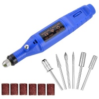 Professional Electric Manicure Pedicure Drill Machine - Blue Photo
